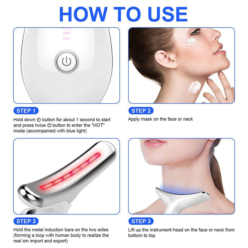 7-Colour LED Neck Beauty Massager