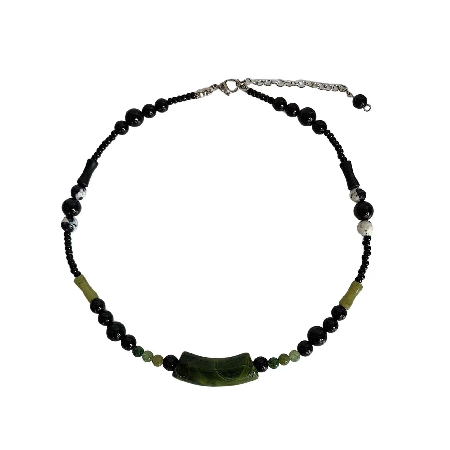 Natural Stone Beaded Necklace