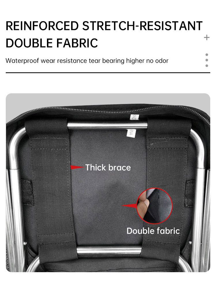 Aluminum Alloy Outdoor Folding Stool Camping Handbag Stool
