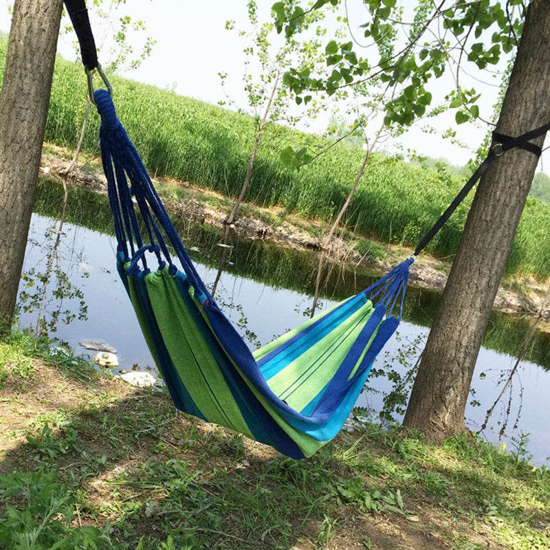 280*80cm  Camping Portable Outdoor Hammock Folding Single Hanging Canvas