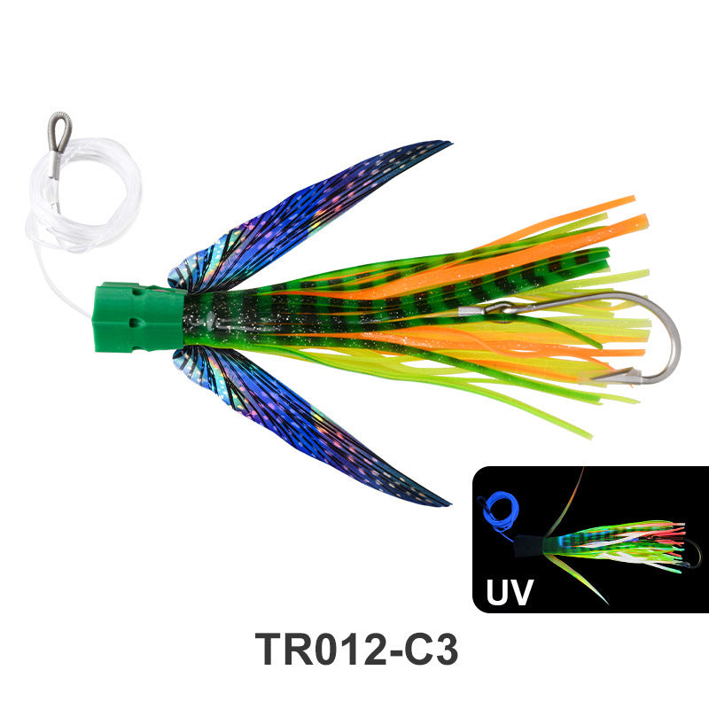 Squid Shape Trolling Lure – 225mm 77g Large Soft Fishing Bait