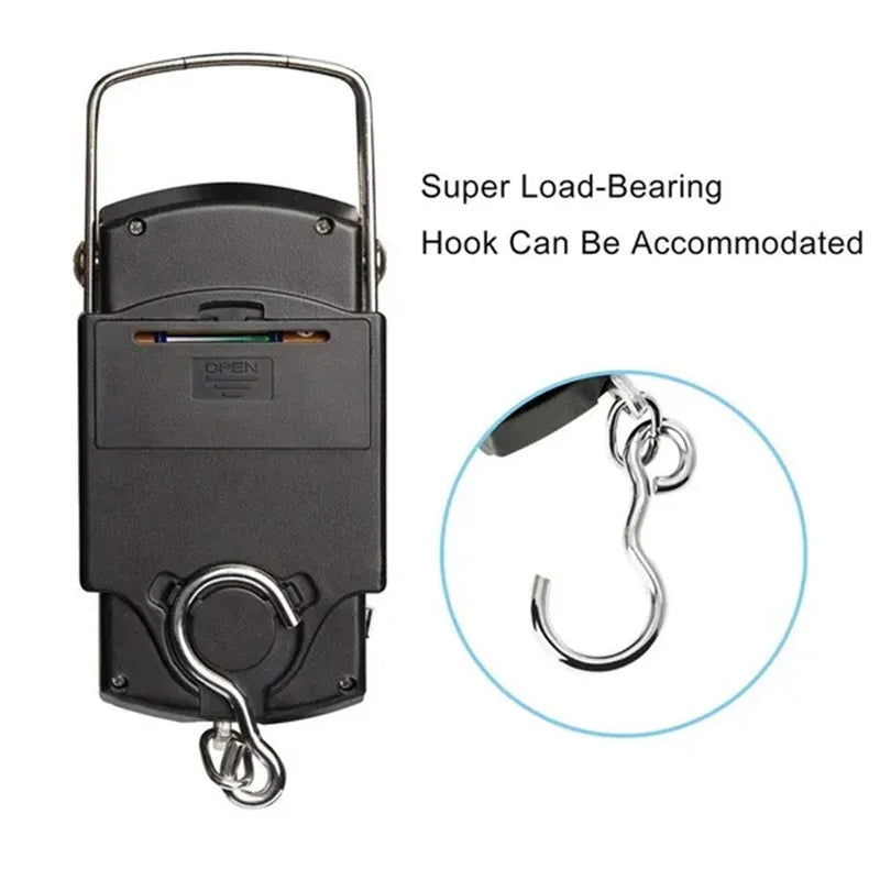 50kg/10g Mini Scale Electronic For Fishing Luggage Travel Weighting Steelyard Portable Digital Kitchen Scales