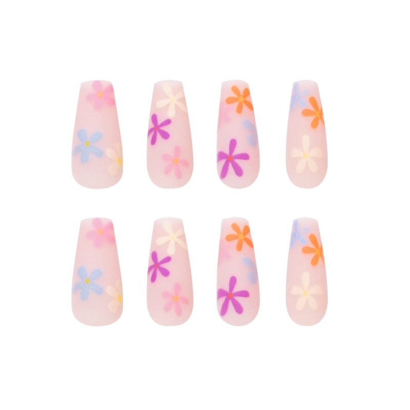 Rainbow Sunflower Wearable Nail Patch