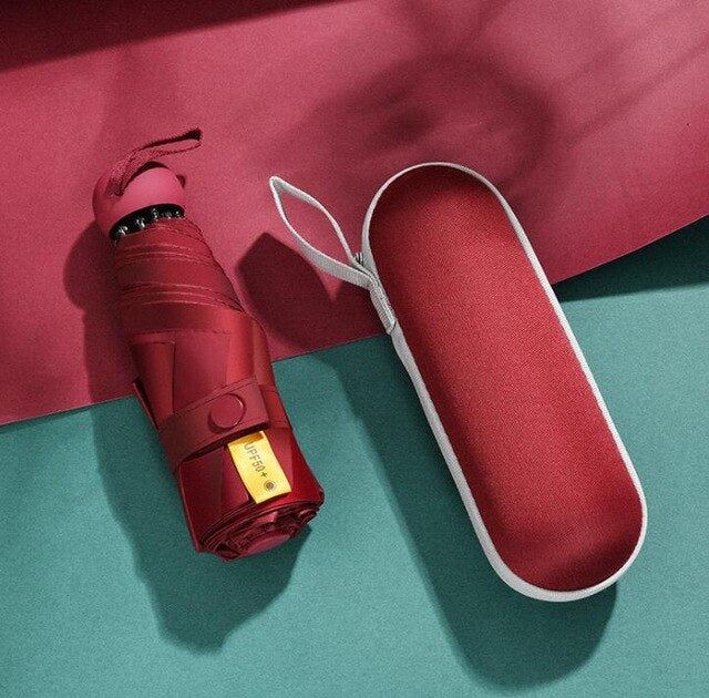 Small UV Umbrella Mini Pocket 5 Folding Waterproof