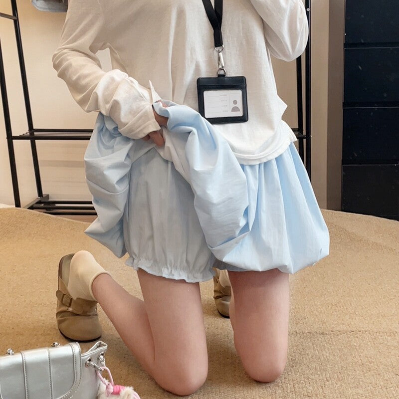 Puff Skirt Pants
