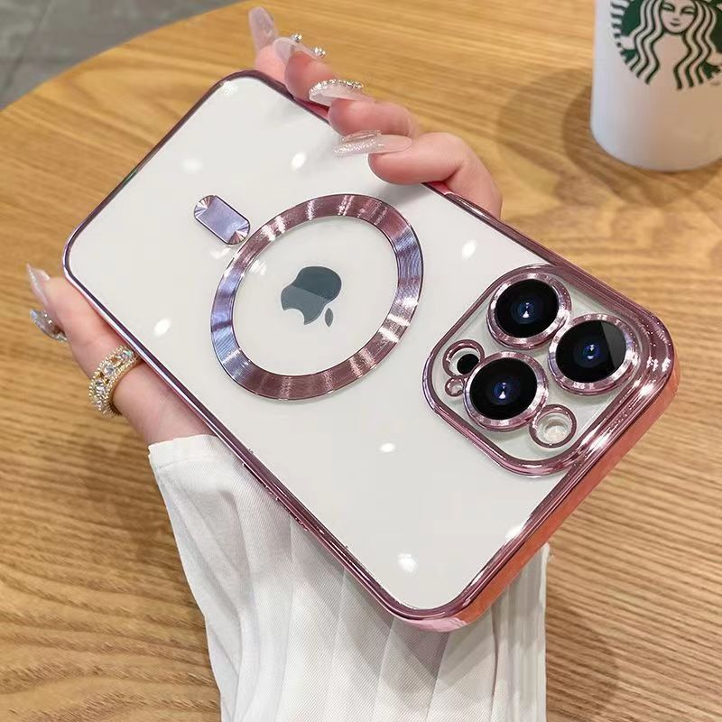 iPhone 17 Electroplated Phone Case with MagSafe Magnetic Attachment