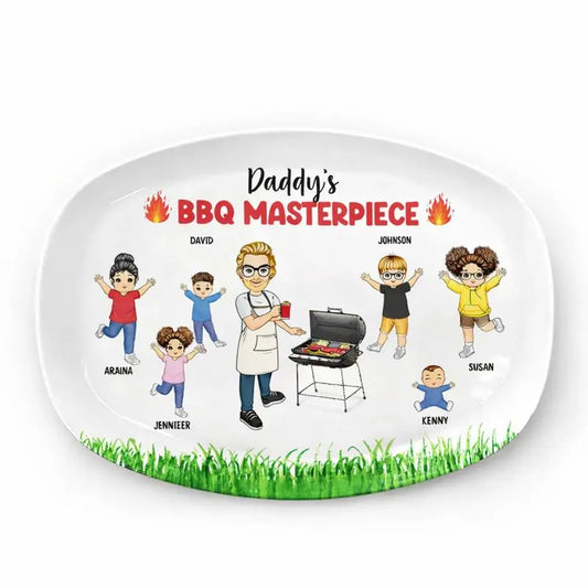 Grilling Plate Awesome BBQ - Personalized Plate