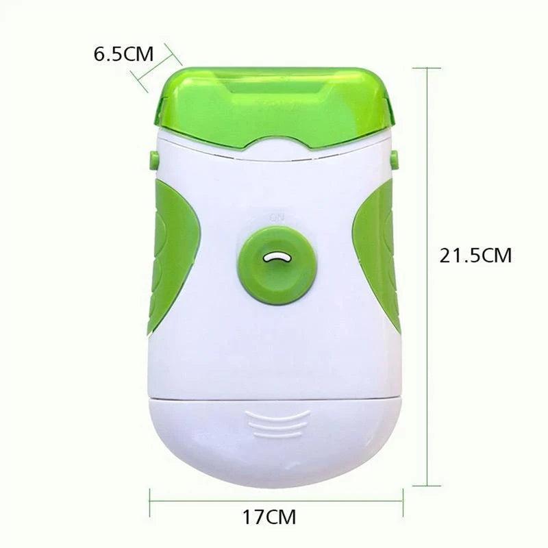 Portable Electric Nail Trimmer with LED Light Nail Manicure Pedicure Polisher