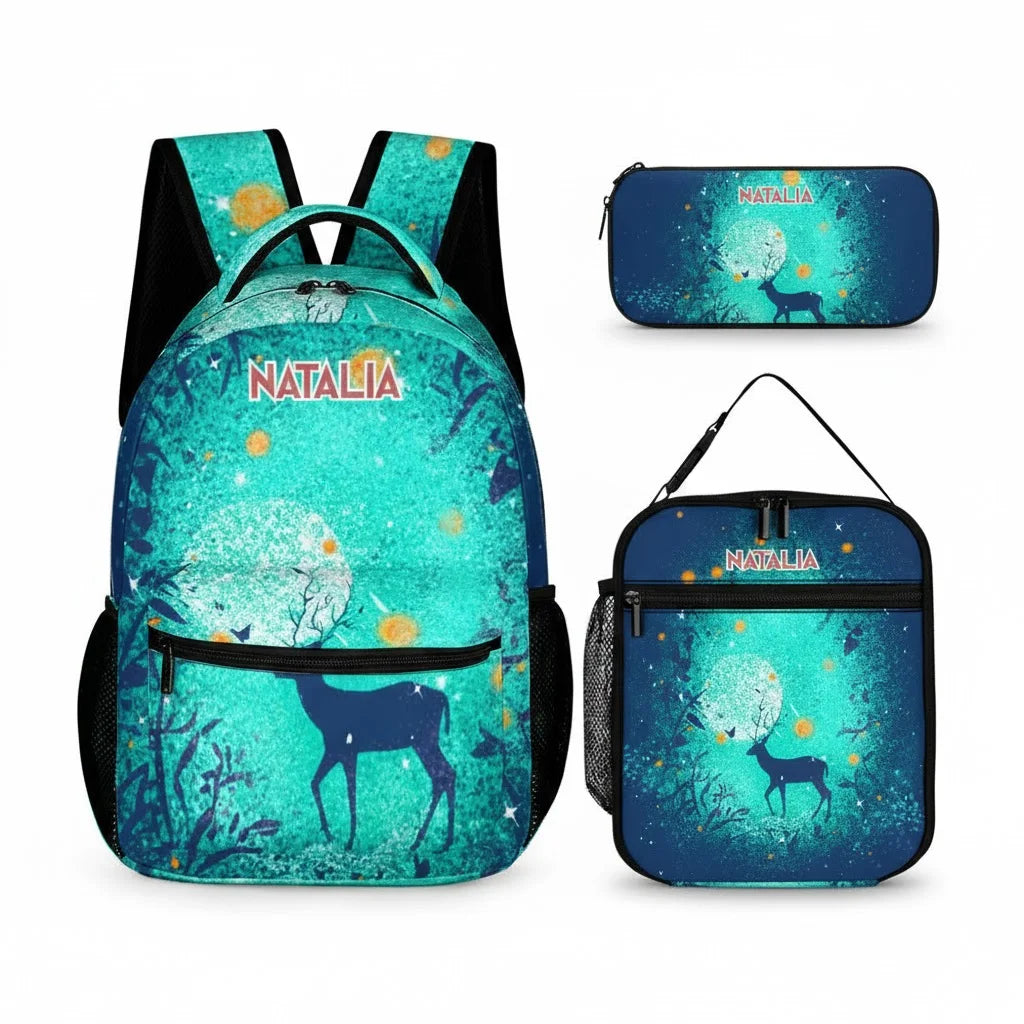Personalized Backpack - Three Piece Set Combination