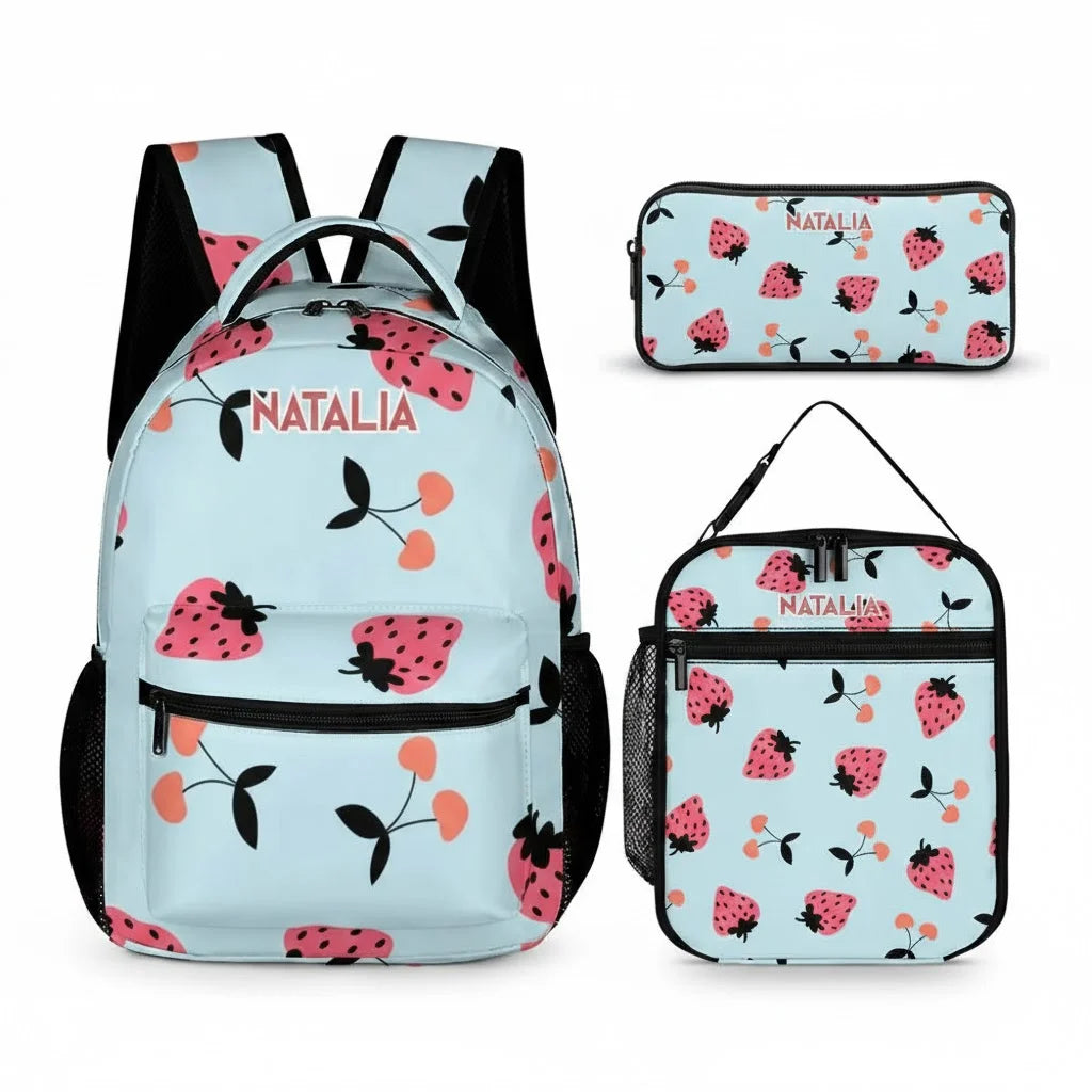 Personalized Backpack - Three Piece Set Combination