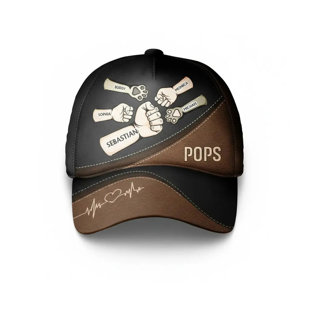 Fist Bump, Best Friends For Life Kid Pet - Personalized Classic Cap