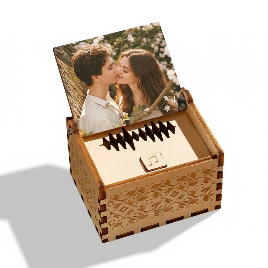 Personalized Digital Wooden Music Box