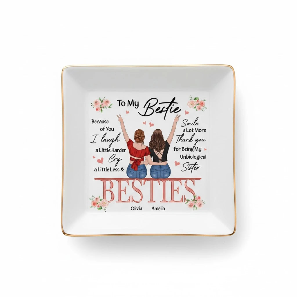 Personalized Friendship Jewelry Dish