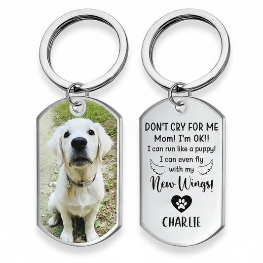 Personalized Memorial Keychain