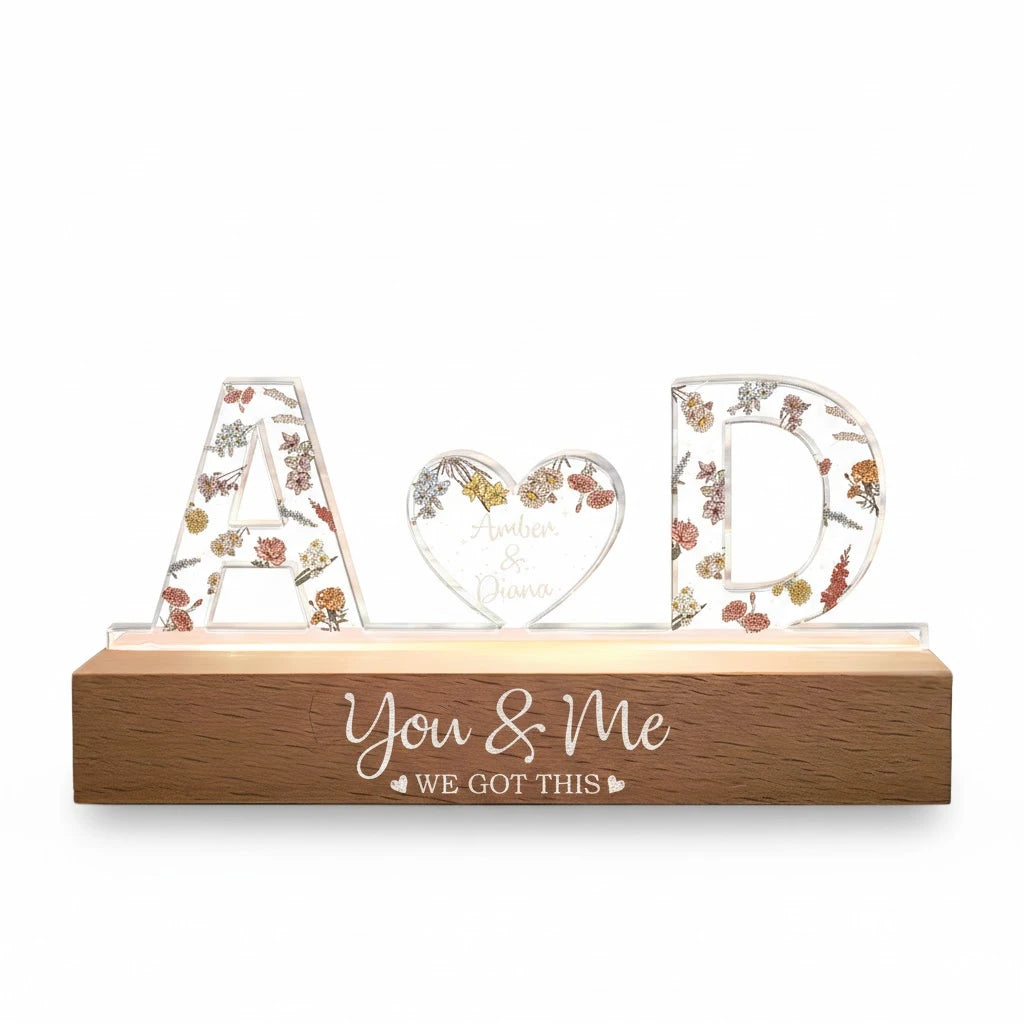 You & Me We Got This – Personalized LED Night Light