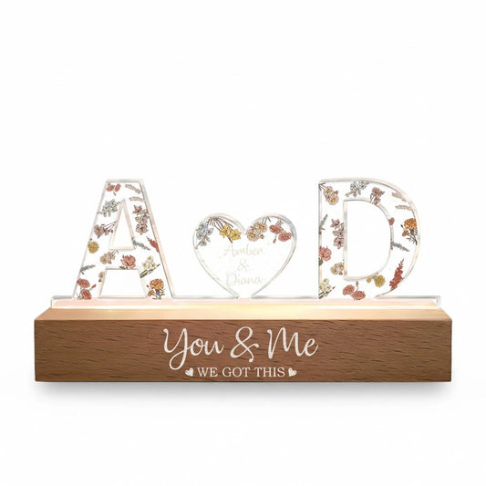 You & Me We Got This – Personalized LED Night Light