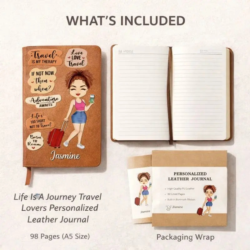 Personalized Leather Journal