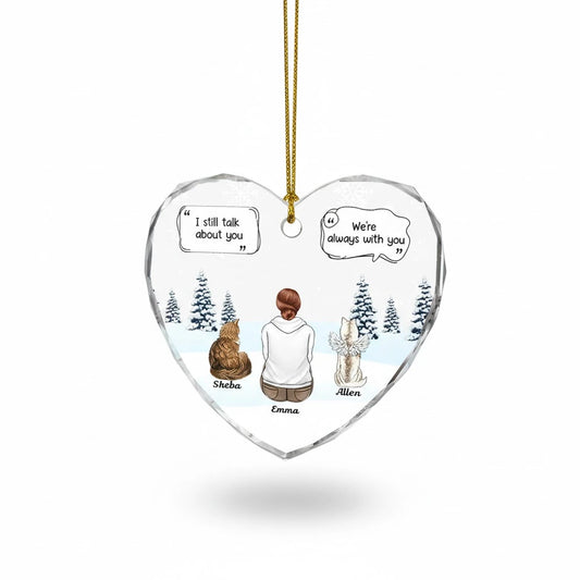 Personalized Pet Memorial Glass Ornament