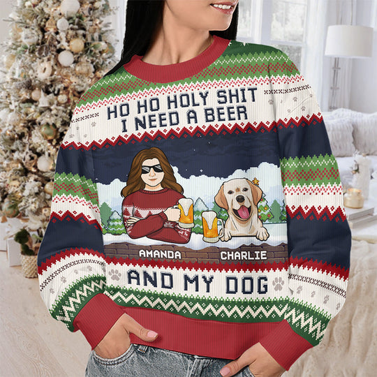 Personalized Unisex Sweatshirt - Christmas Gift For Pet Owners, Pet Lovers