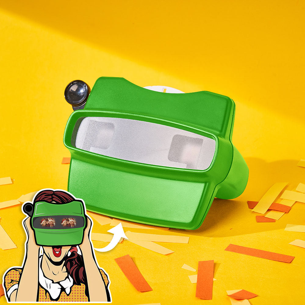 Custom 3D Viewfinder and Reel Personalized Christmas Gifts Text and Photo Viewer with Your Own Photos