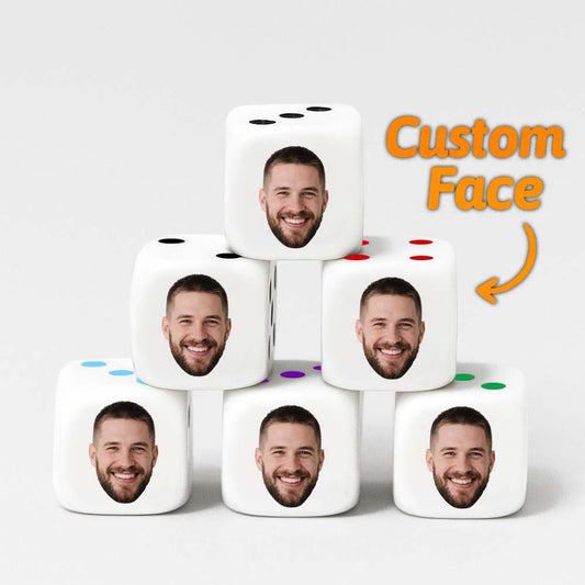 Custom Face Dice Birthday Gifts Funny Gift Party Game Gift Party Favors