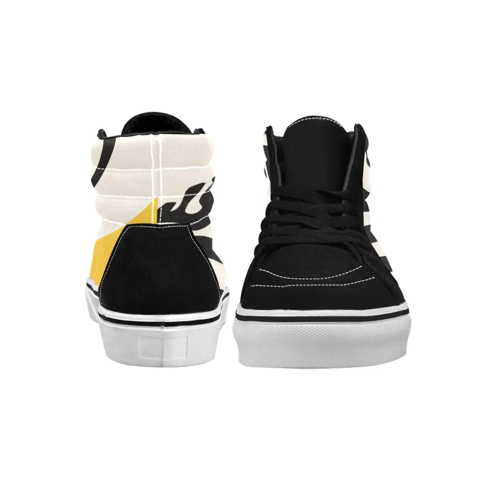 Customized Men's High Top Canvas Shoes with stylish printing Design - Piryoung Shop