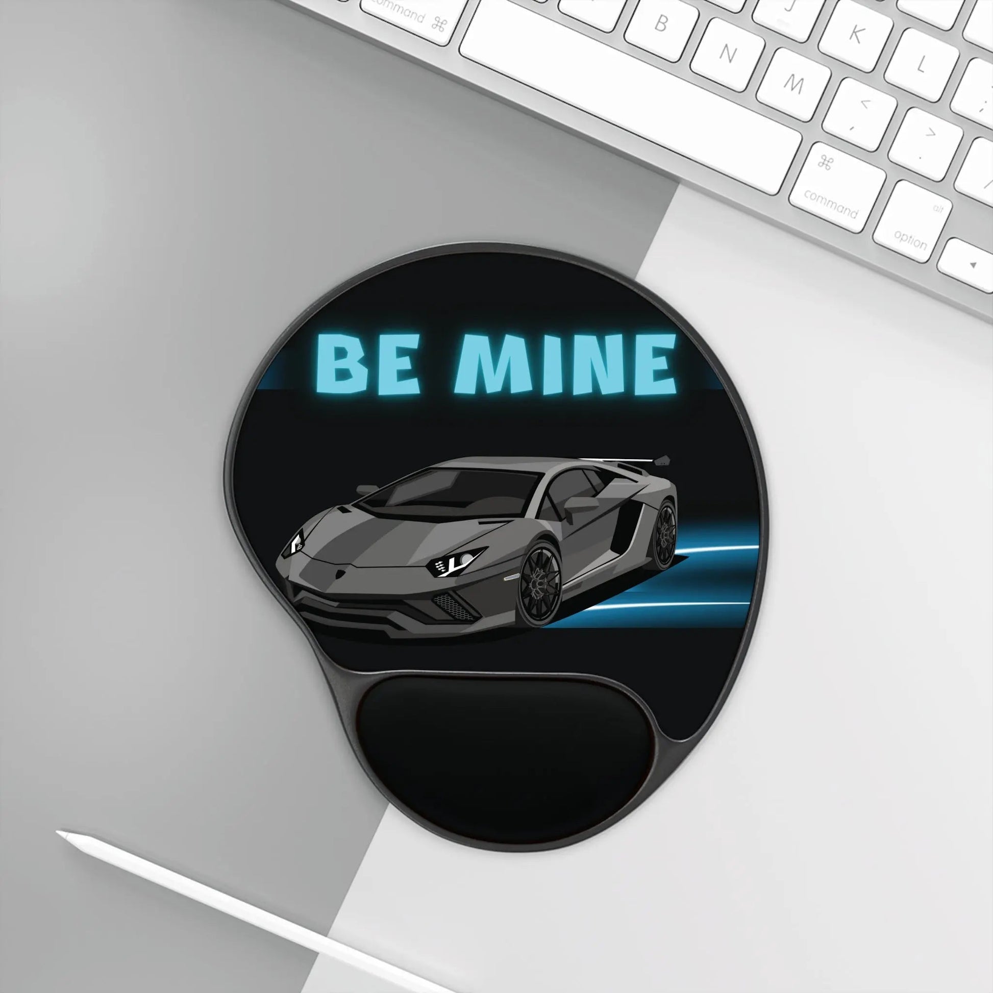 Ergonomics Customized Mouse Pad With Wrist Rest - Sports Car Design - Piryoung Shop