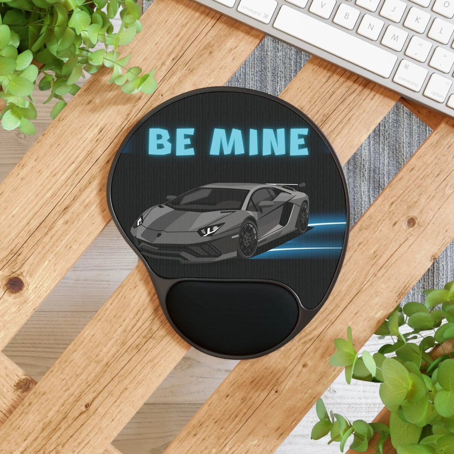 Ergonomics Customized Mouse Pad With Wrist Rest - Sports Car Design - Piryoung Shop