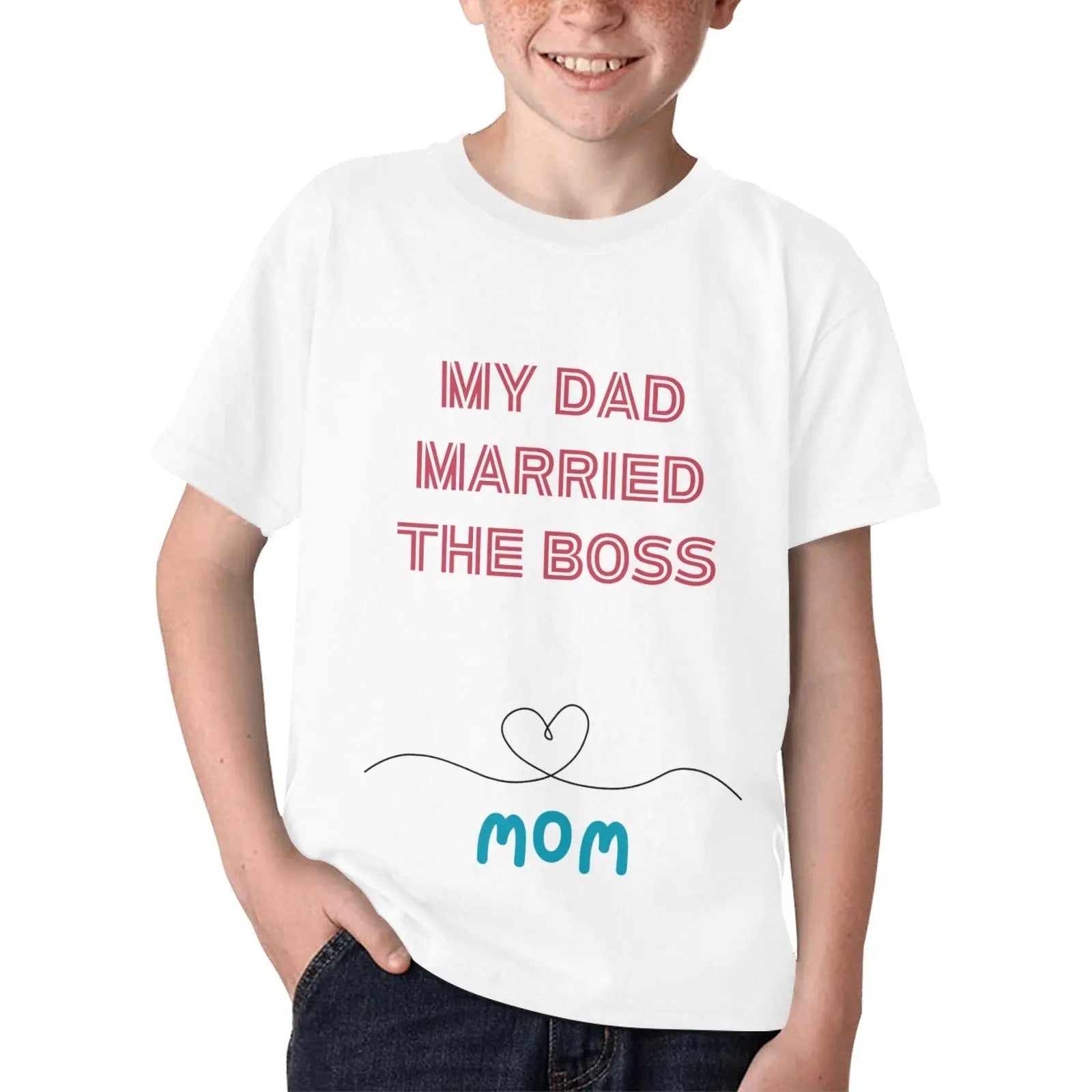 Kids T-shirt - My Dad Married the BOSS - Piryoung Shop