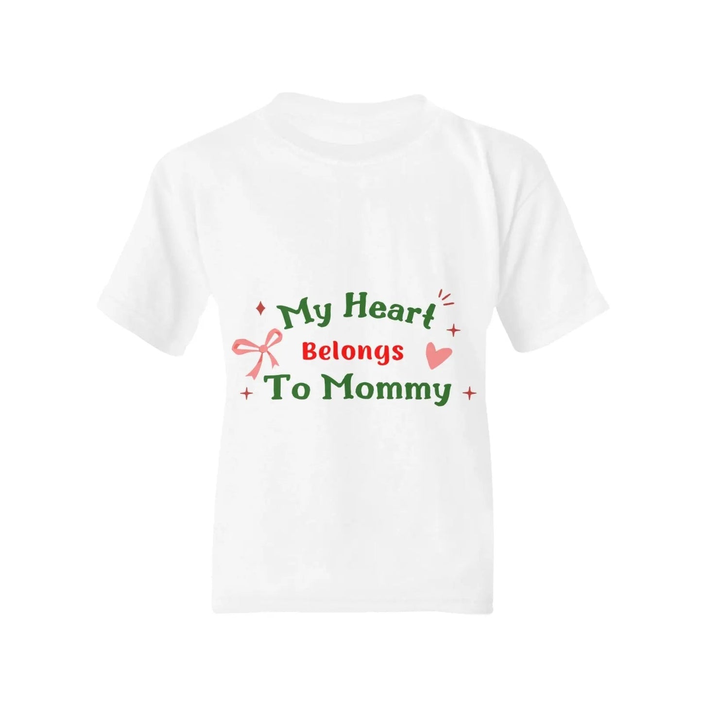 Kids T-shirt - My Heart belongs to Mommy - Piryoung Shop
