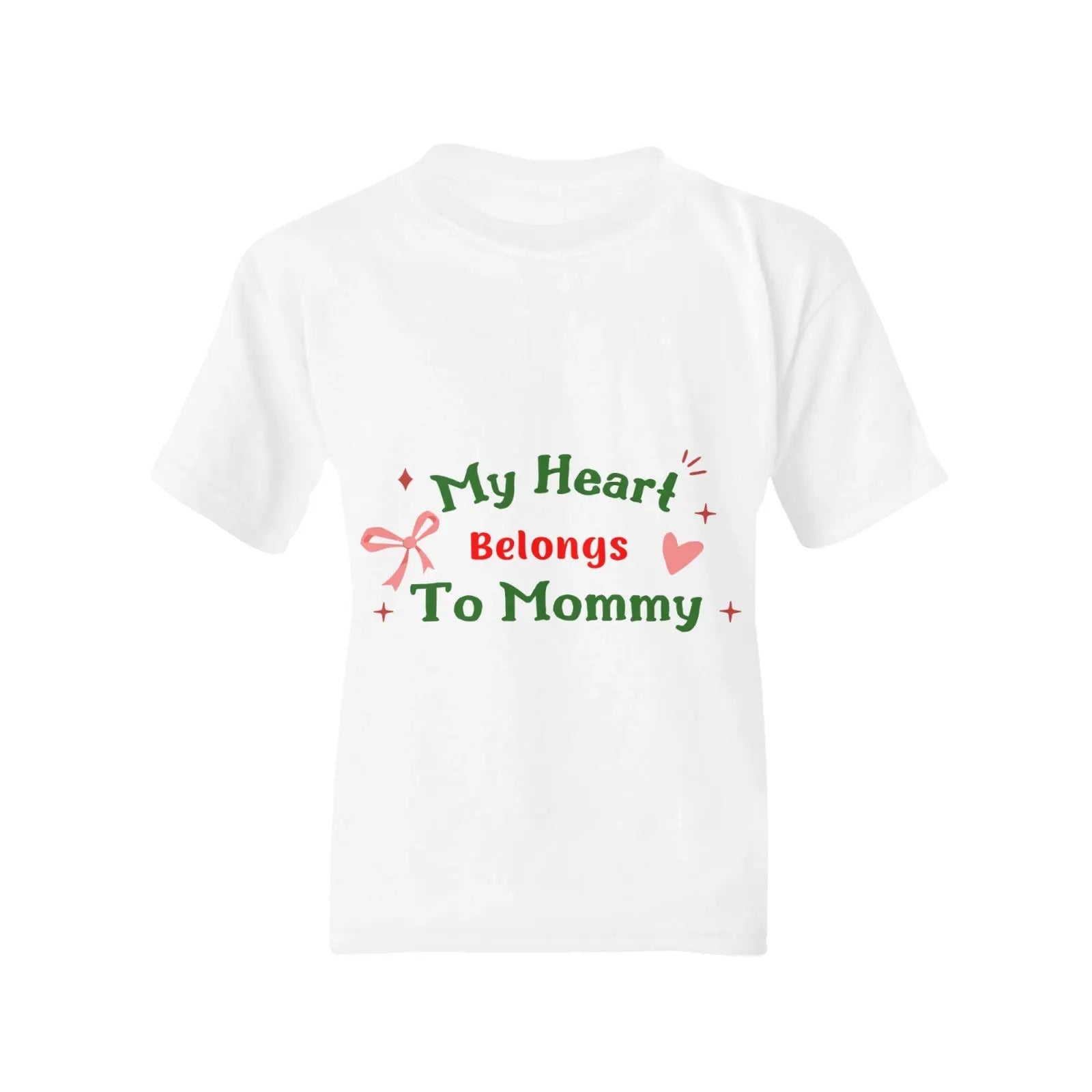 Kids T-shirt - My Heart belongs to Mommy - Piryoung Shop