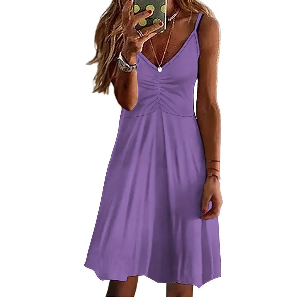 Long Suspender Dress - Piryoung Shop