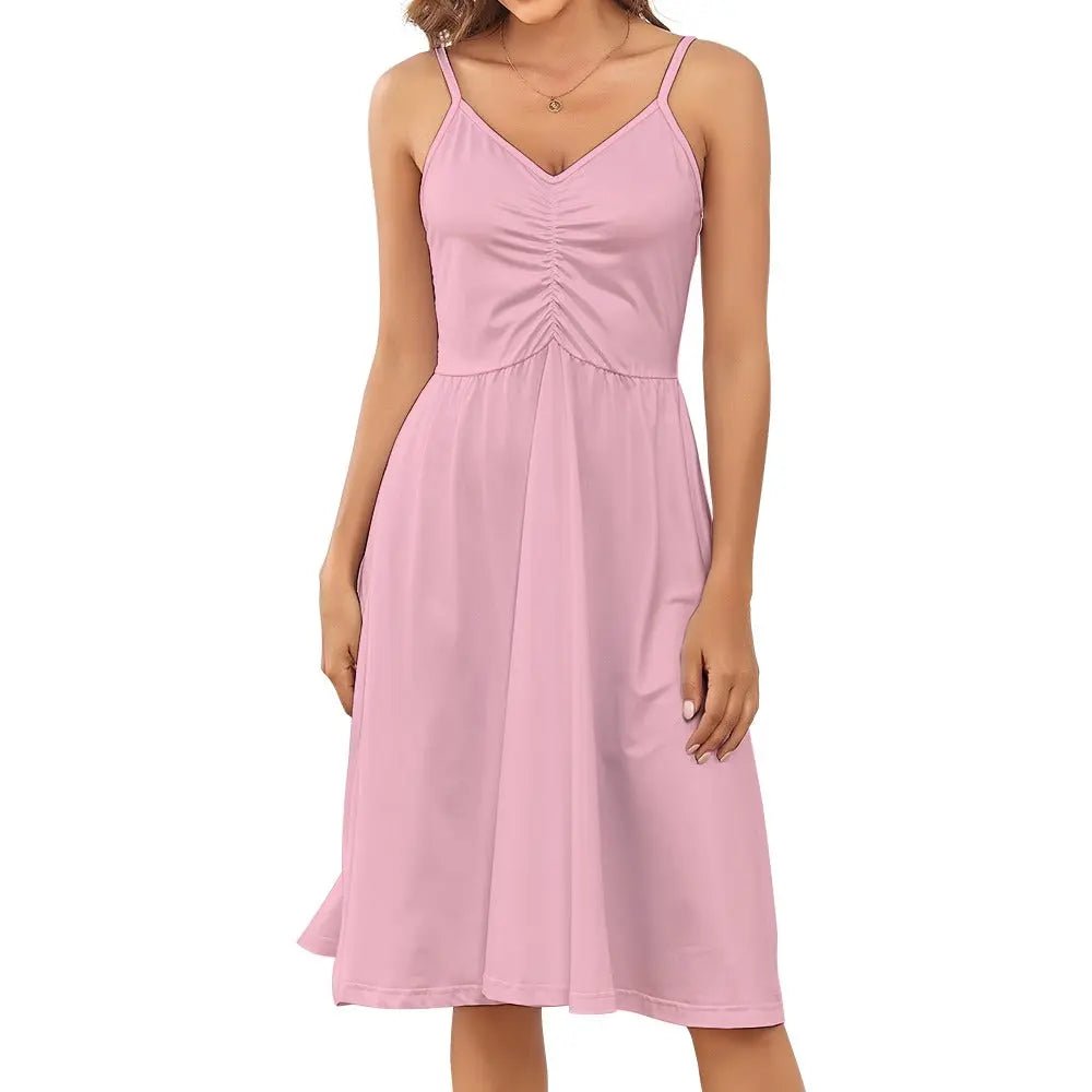 Long Suspender Dress - Piryoung Shop