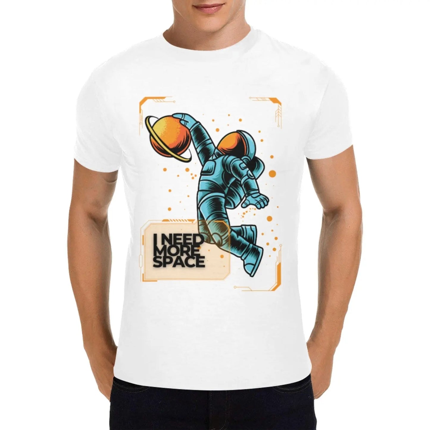 Men's Customized T-Shirt - I need Space - Piryoung Shop