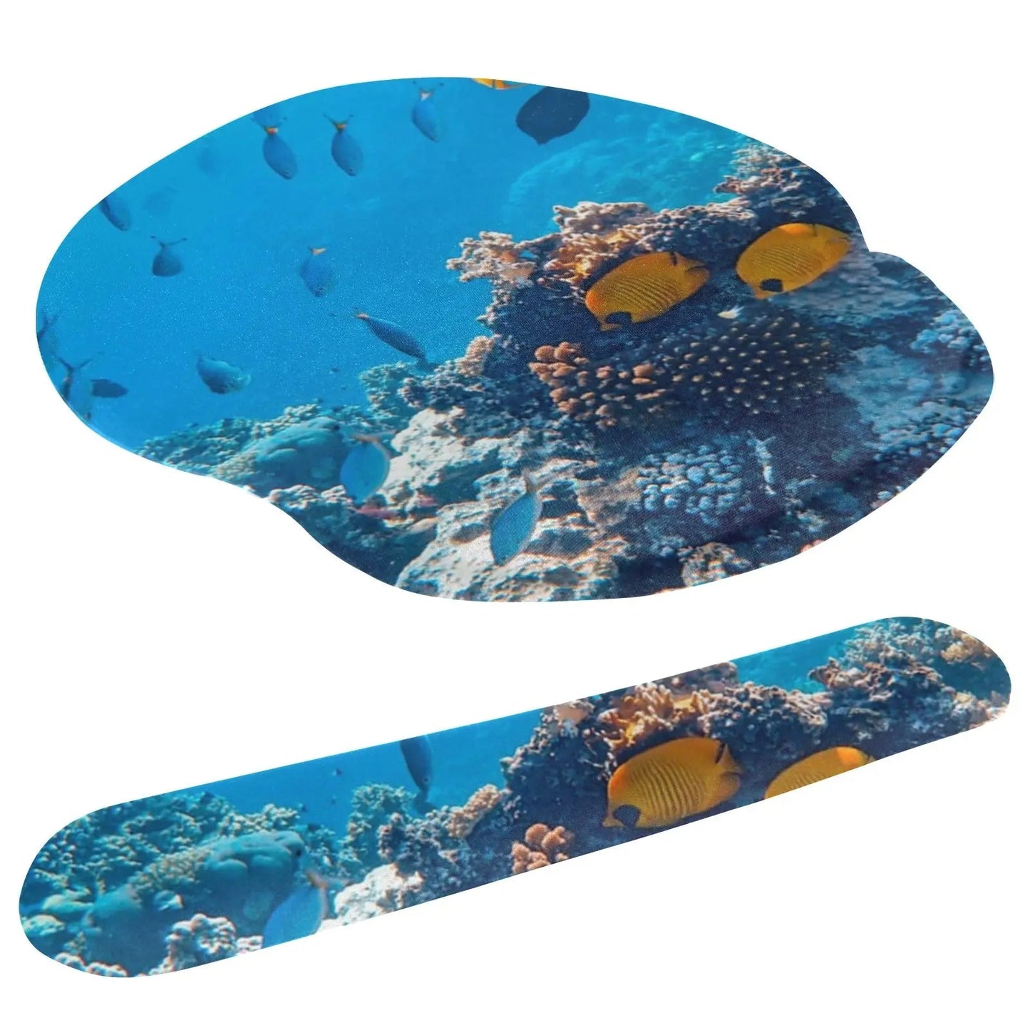 Mouse Pad and Hand Rest Set with Natural Scenery Design - Piryoung Shop