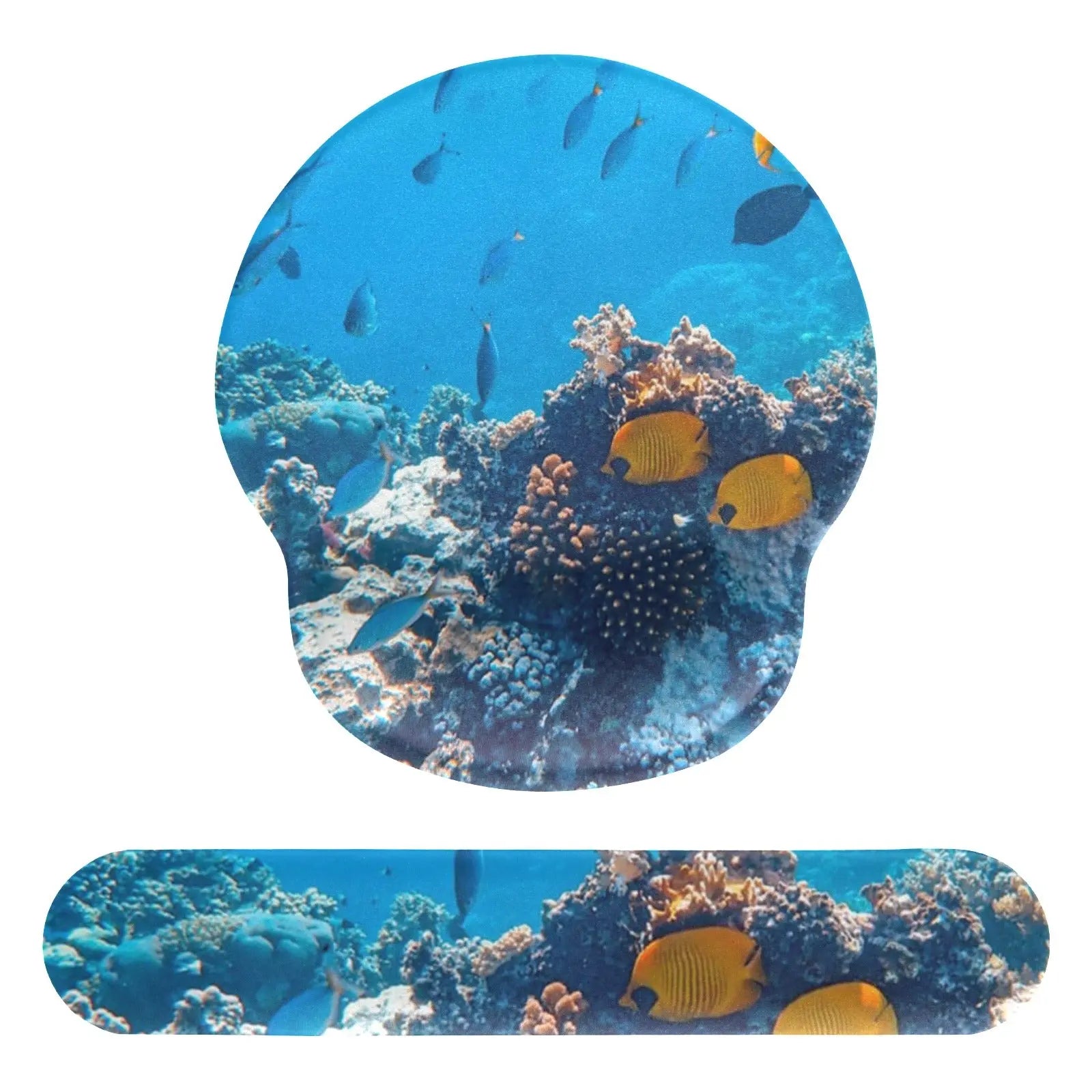 Mouse Pad and Hand Rest Set with Natural Scenery Design - Piryoung Shop