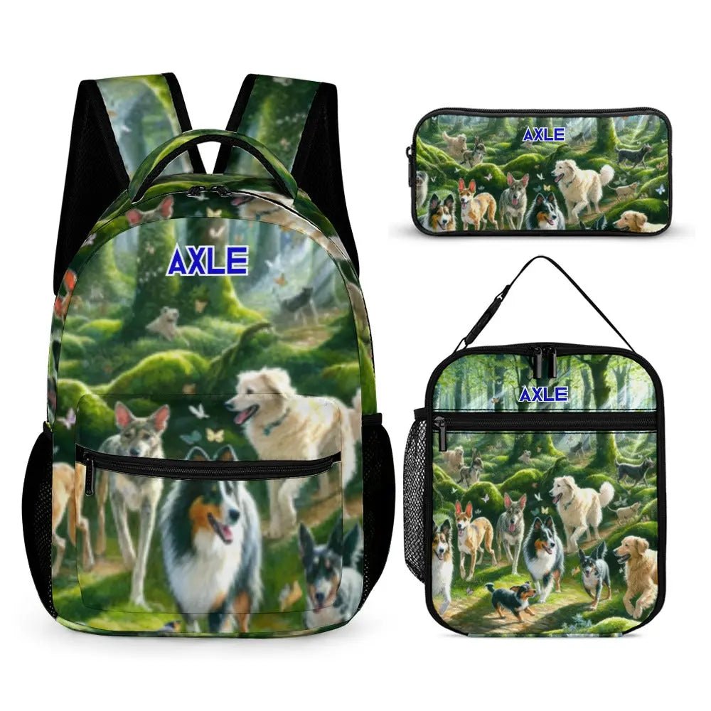 Personalized Backpack - Three Piece Set Combination - Piryoung Shop