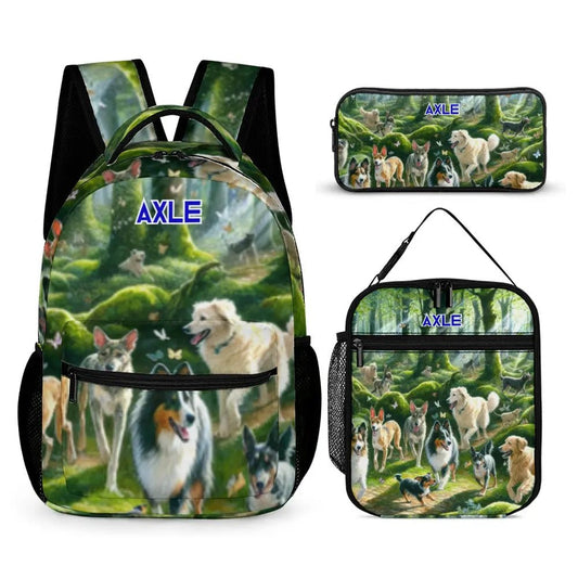 Personalized Backpack - Three Piece Set Combination - Piryoung Shop