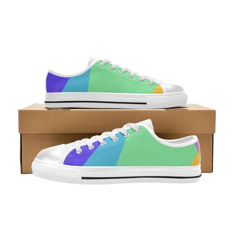 Personalized Canvas Women's Shoes with cool and colorful design - Piryoung Shop