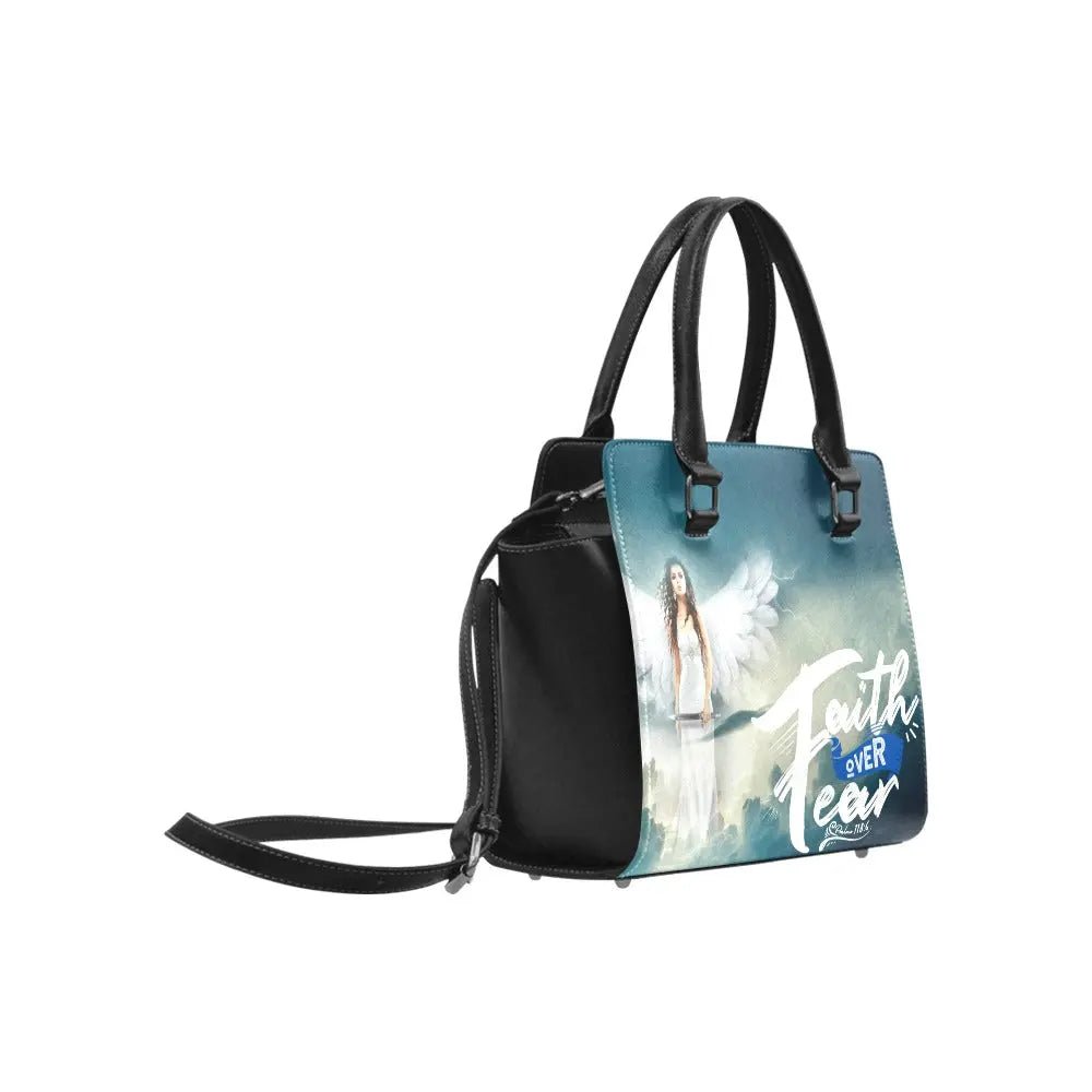 Personalized Classic Shoulder Handbag - Faith Over Fear - Piryoung Shop