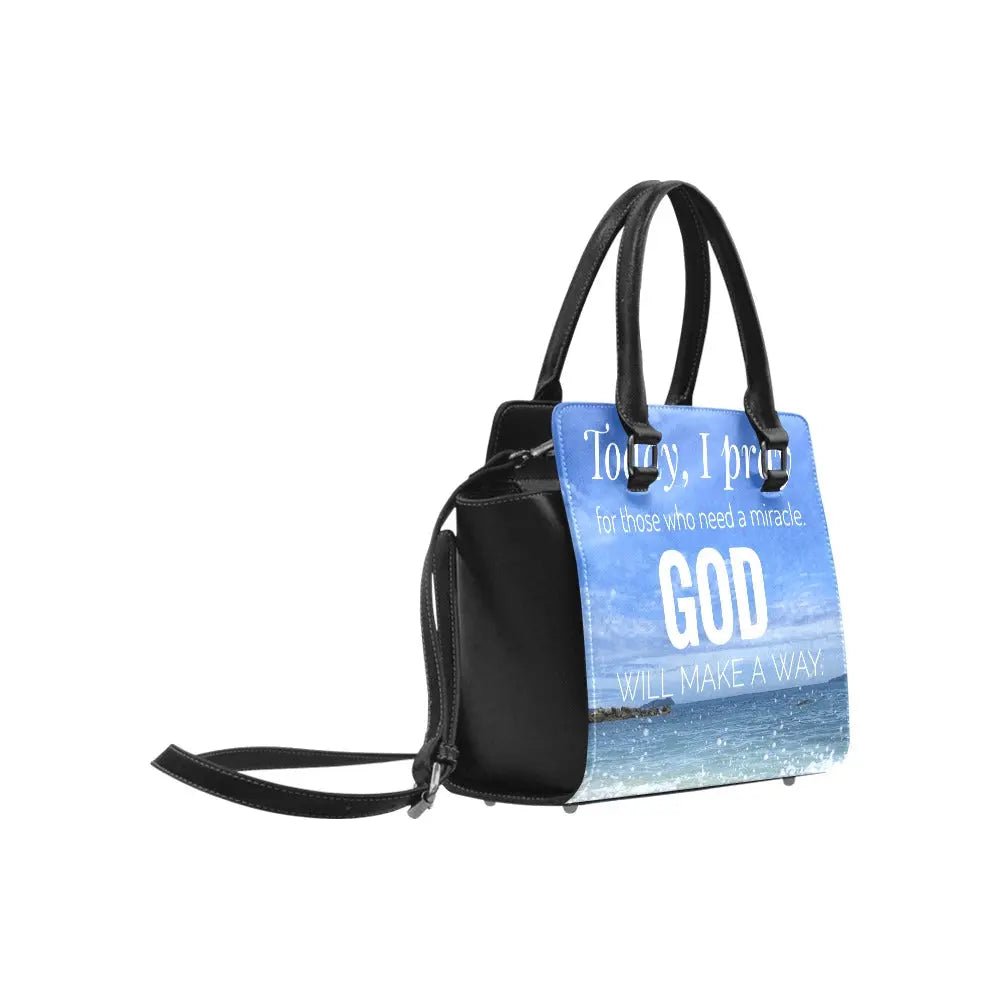 Personalized Classic Shoulder Handbag - GOD Will Make A Way - Piryoung Shop