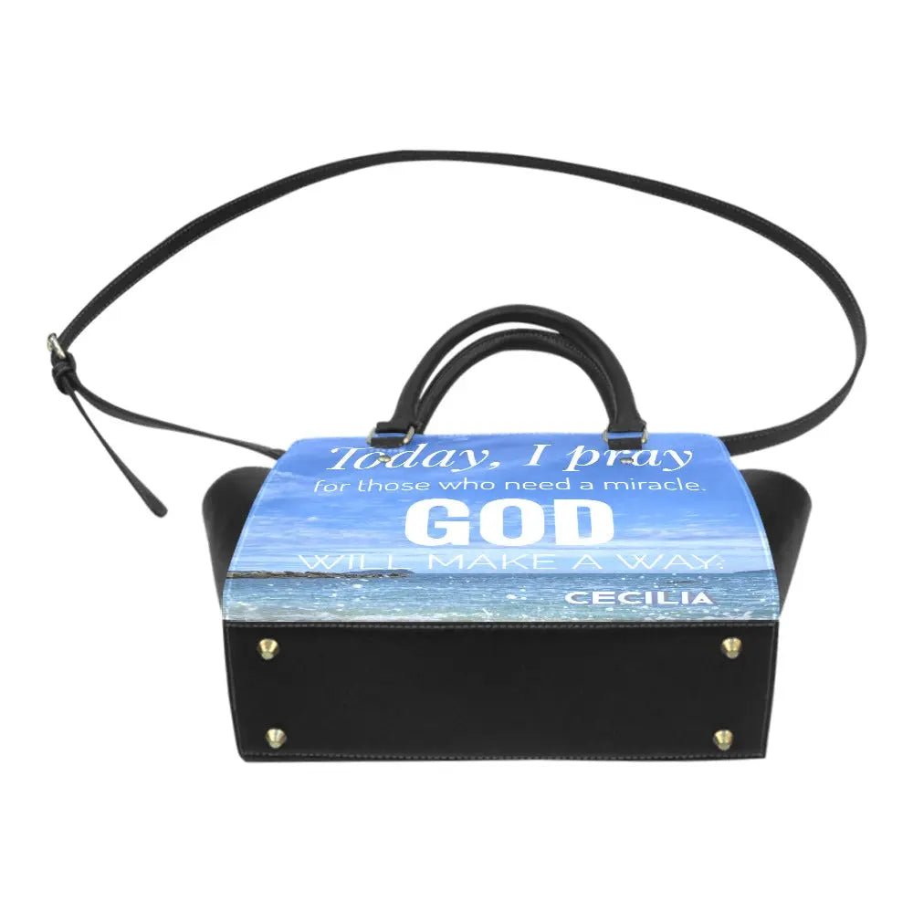 Personalized Classic Shoulder Handbag - GOD Will Make A Way - Piryoung Shop