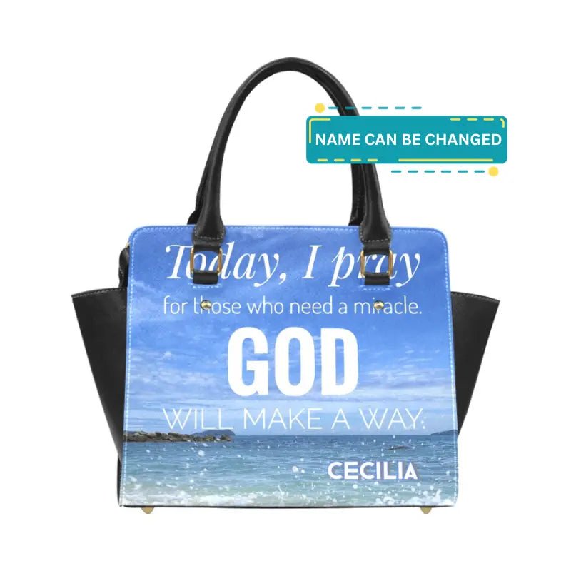 Personalized Classic Shoulder Handbag - GOD Will Make A Way - Piryoung Shop