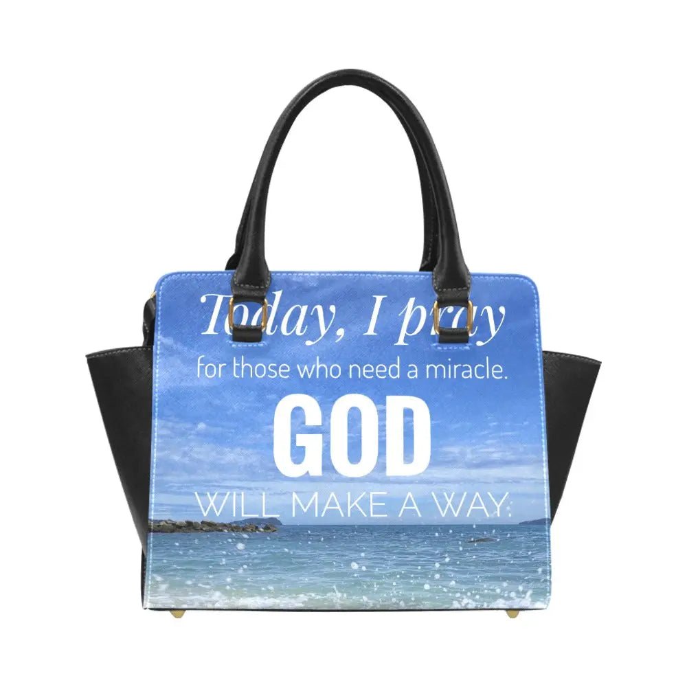 Personalized Classic Shoulder Handbag - GOD Will Make A Way - Piryoung Shop