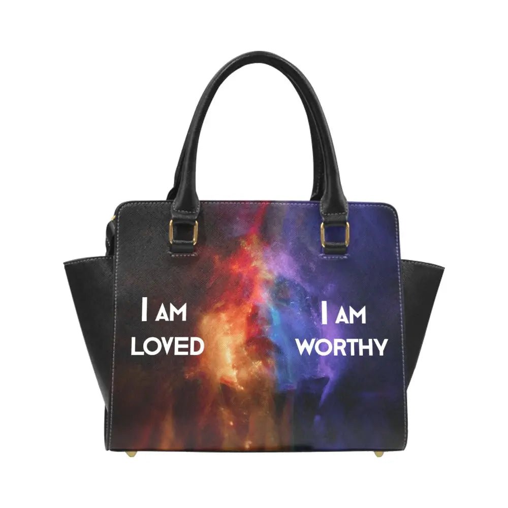 Personalized Classic Shoulder Handbag - I AM Affirmation - Piryoung Shop