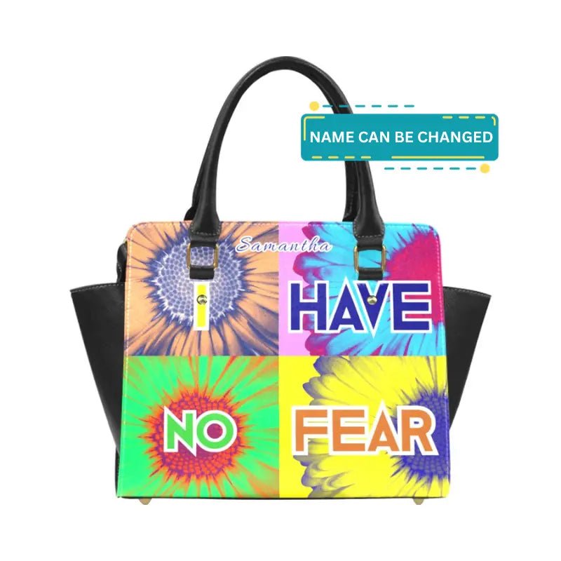 Personalized Classic Shoulder Handbag - I have NO Fear - Piryoung Shop