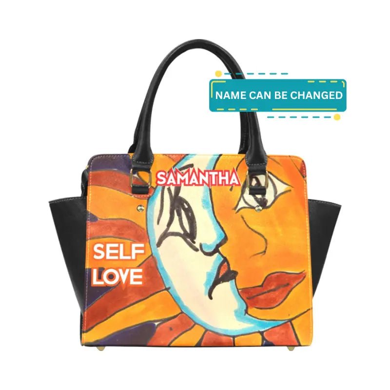 Personalized Classic Shoulder Handbag - Self Love - Piryoung Shop