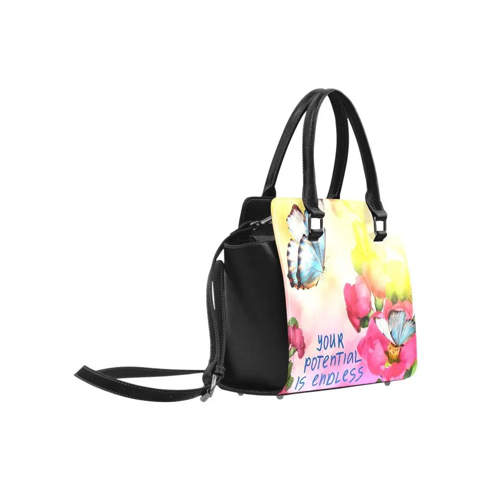 Personalized Classic Shoulder Handbag - Your Potential is Endless - Piryoung Shop