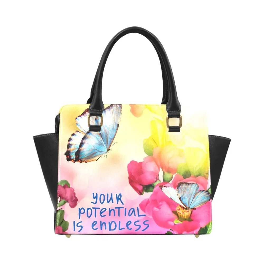 Personalized Classic Shoulder Handbag - Your Potential is Endless - Piryoung Shop