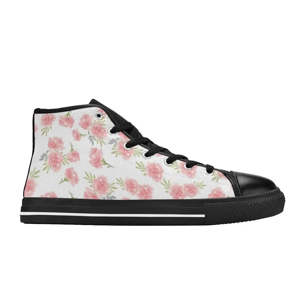 Personalized High Top Canvas Women's Shoes - Piryoung Shop